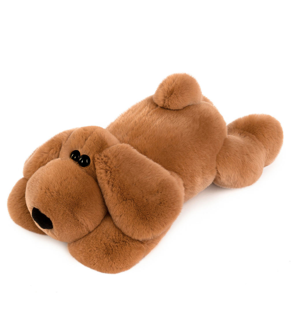 Собачка-подушка «Батист», Меховые игрушки, игрушки из меха, игрушки из натурального меха