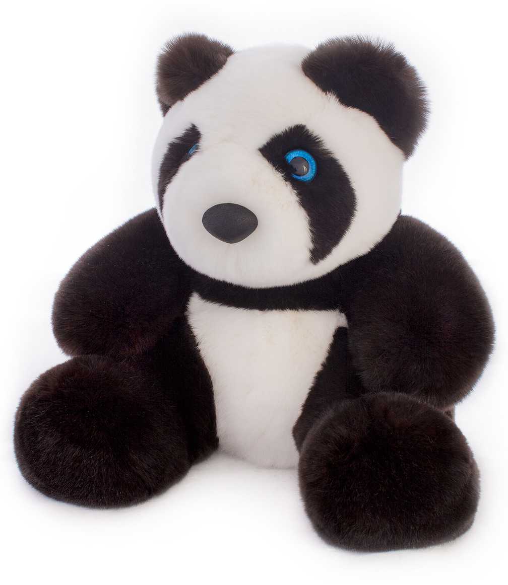Панда «Наоми», Меховые игрушки, игрушки из меха, игрушки из натурального меха