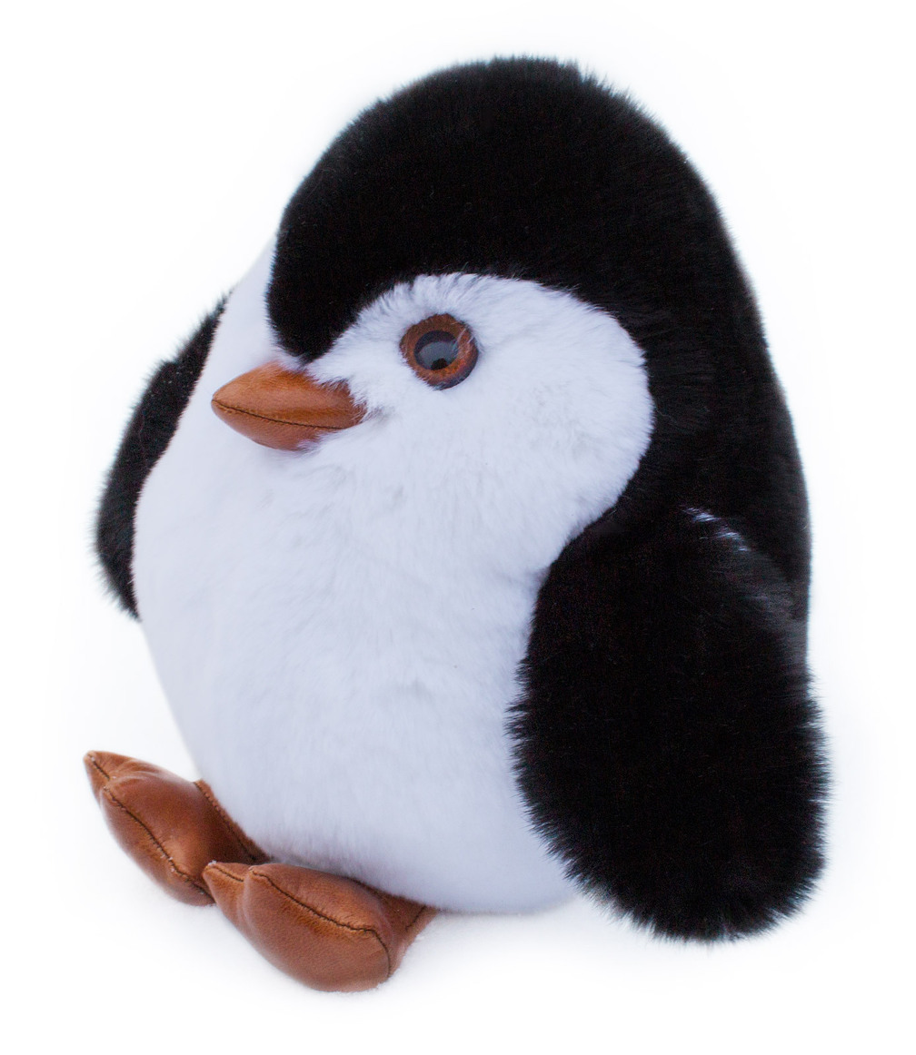 Пингвин «Пинни», Меховые игрушки, игрушки из меха, игрушки из натурального меха
